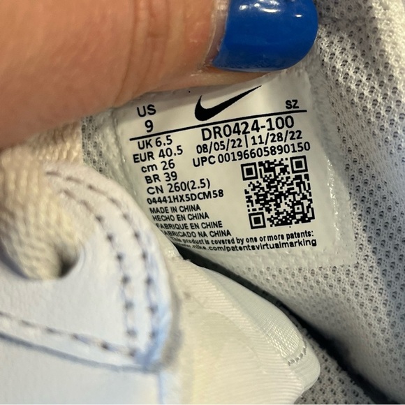 Nike x Jacquemus J Force 1 low white sneaker shoe size 9 women’s - Picture 14 of 14